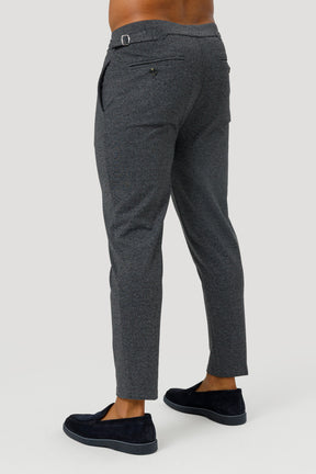 Calça Alfaiataria Amalfi Cinza Chumbo Moda Real