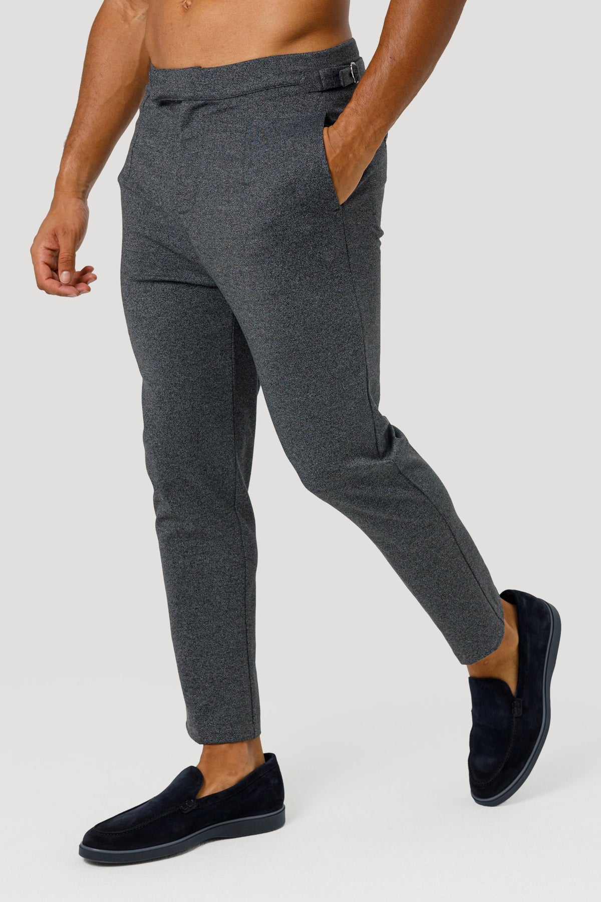 Calça Alfaiataria Amalfi Cinza Chumbo