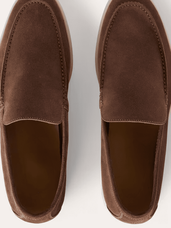 Mocassim Loafer Masculino Moda Real Azul Marrom Royal