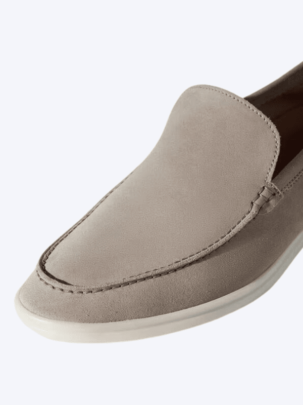 Mocassim Loafer Masculino Cinza Claro